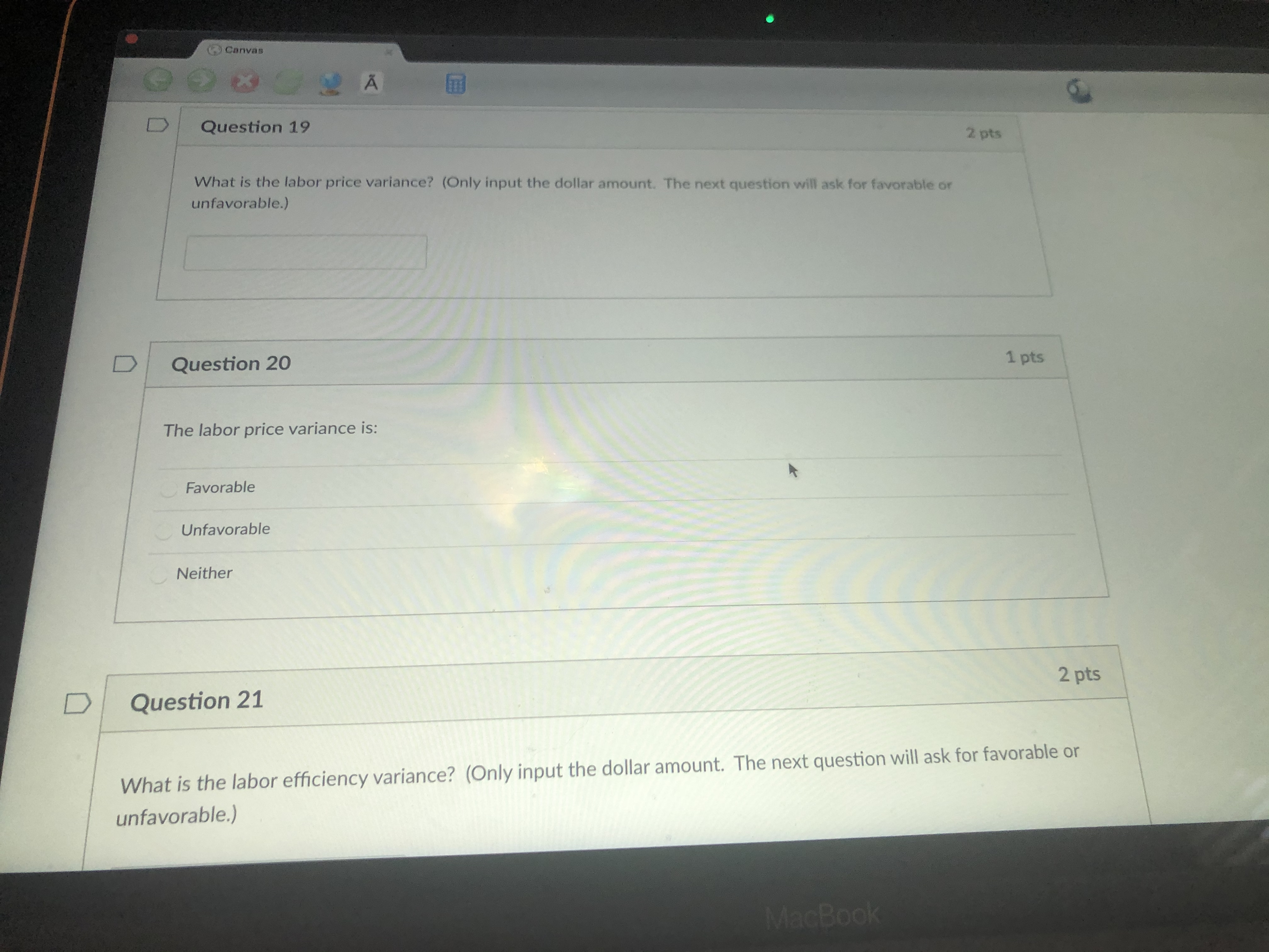 hour) The following operating data was taken from the records for November: