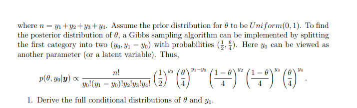 0 + and thus, the sampling model is a multinomial distribution: n!
