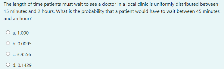 Need help in the following select the correct answer The length of