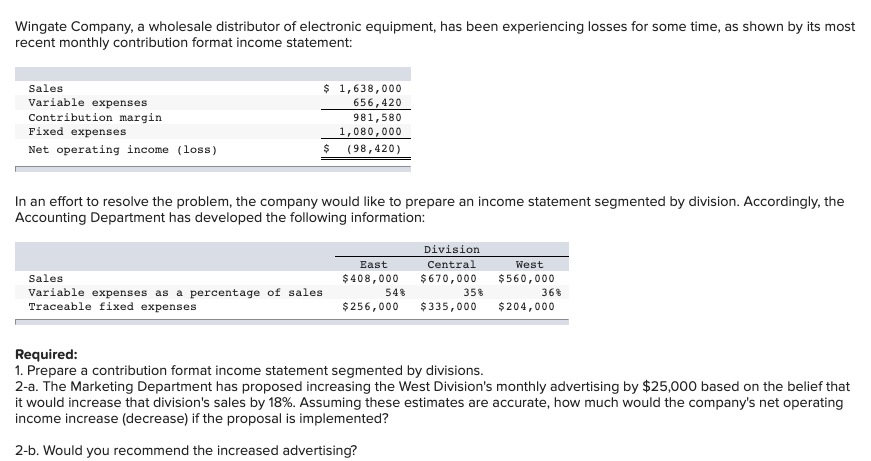 Hi. Please see attached photo. Please answer ALL questions required 1, 2a