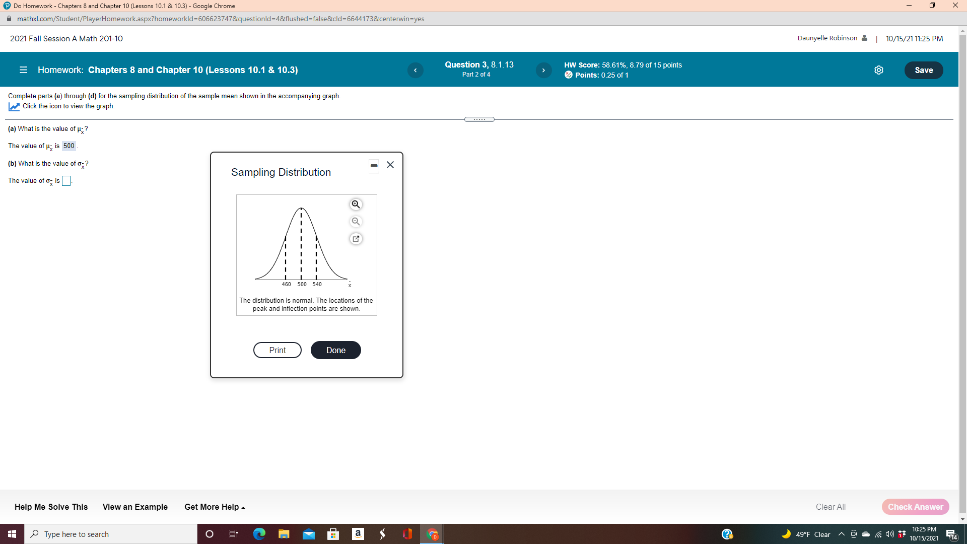 10.3) - Google Chrome - X mathxl.com/Student/PlayerHomework.aspx?homeworkld=606623747&questionld=4&flushed=false&cld=66441738centerwin=yes 2021 Fall Session A Math