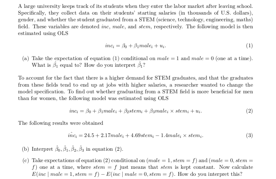 Please help me with solving questions (a), (b) and (c). Provide the