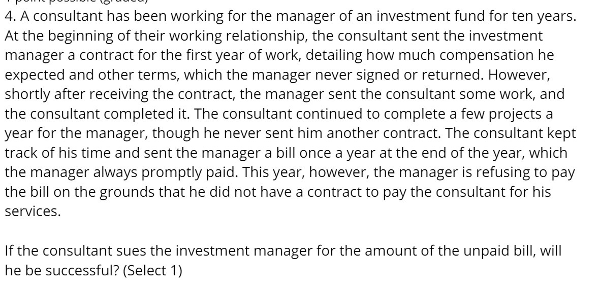 working for the manager of an investment fund for ten years. At
