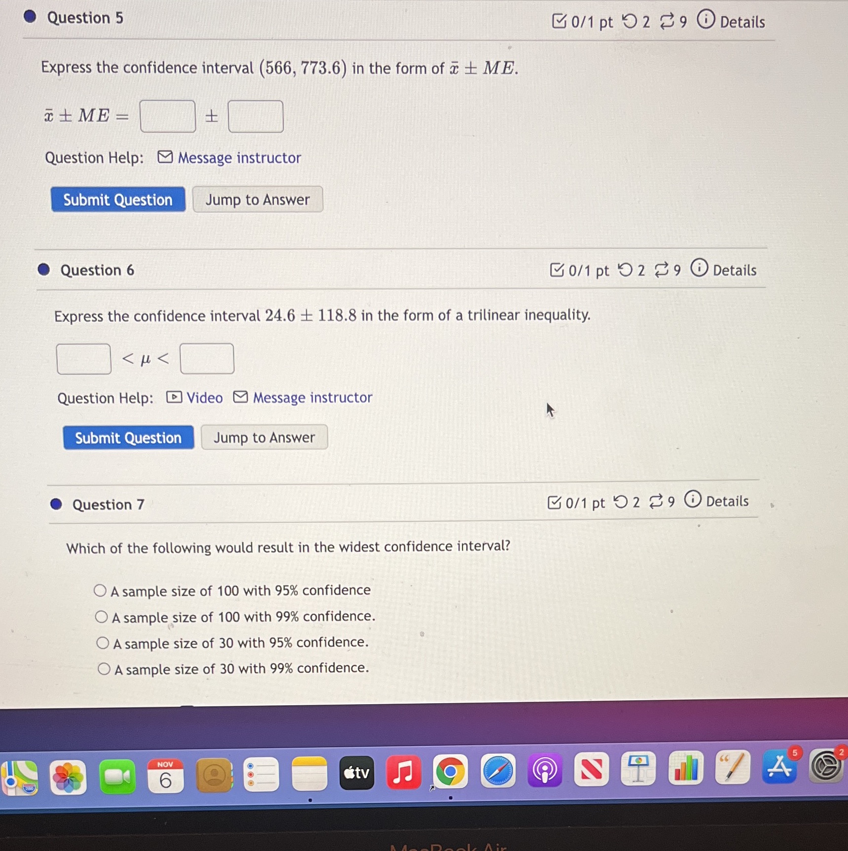 Question 3 is 34.6%+- 5% interval form in decimal format 0 Question