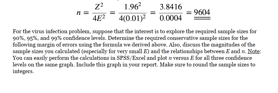 1 Margi of error E, E = 21.0\"? a: SE@) = 2H\0.25