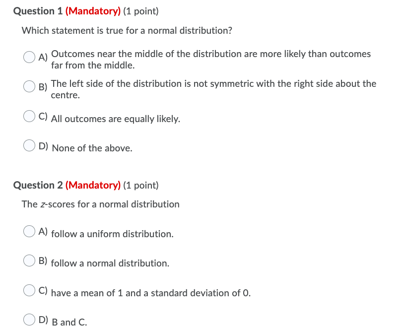side of the distribution is not symmetric with the right side about