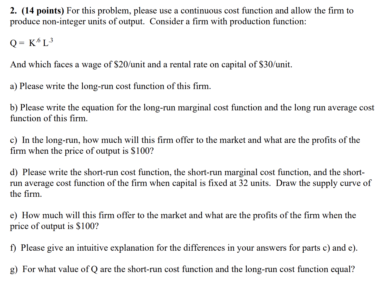 please help. thank you 2. (14 points) For this problem, please use