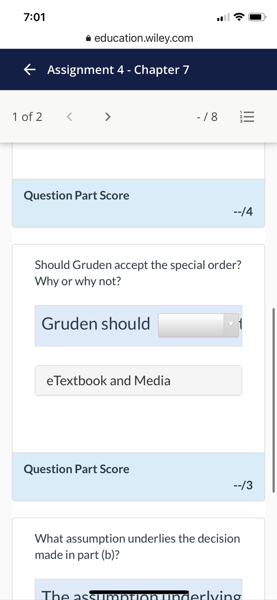 accepts the offer, its fixed overhead will increase from $42.500 to $48.800