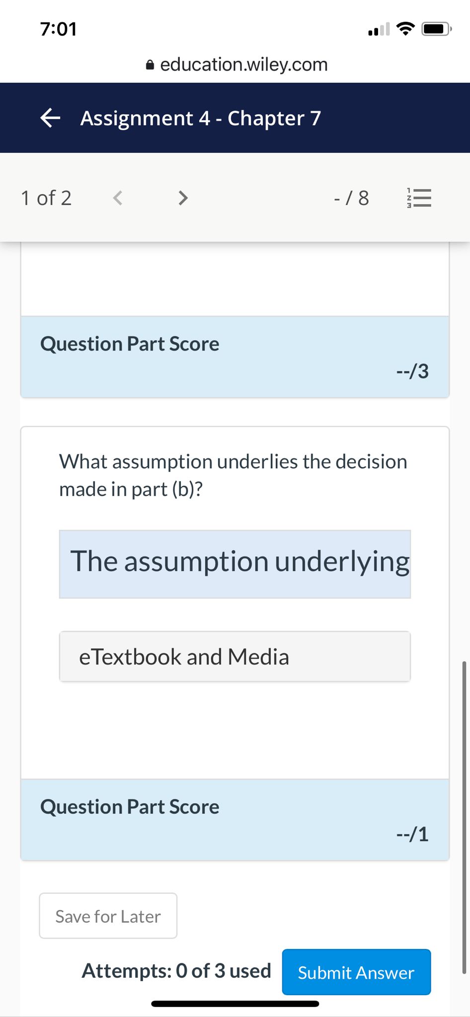 due7101 u- "5* C} a educationwileycom (- Assignment 4 - Chapter 7