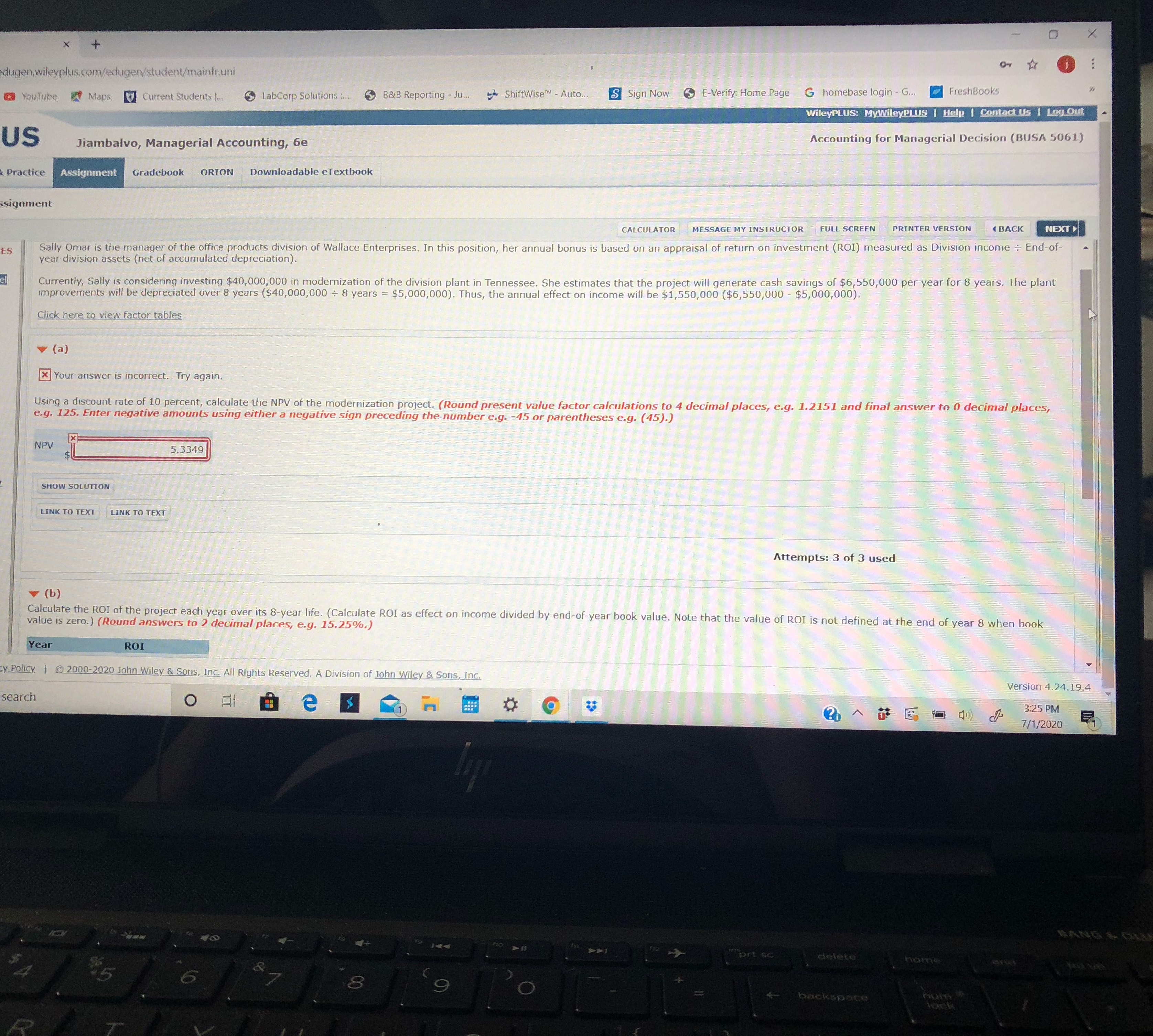 Please answer b X dugen, wileyplus.com/edugen/student/mainfr.uni Youtube e Maps Current Students |..