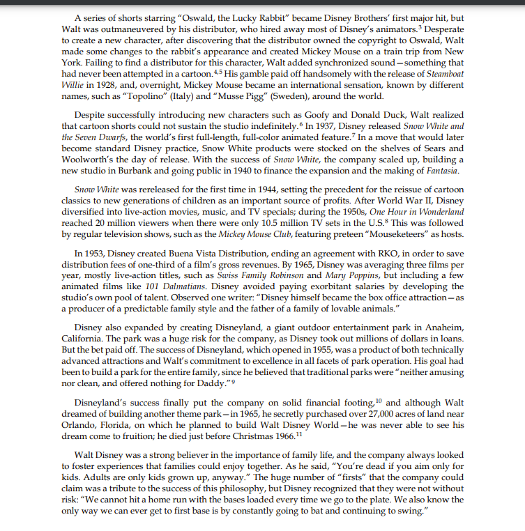 business strategy , innovation strategy and corporate strategyEvaluate Walt Disney's Corporate Strategy