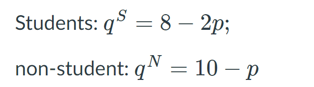 coffee is more elastic among students, and is trying to determine the
