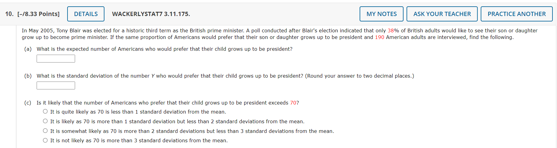  10. [-18.33 Points] WACKERLYSTAT7 3.11.175. MY NOTES ASK YOUR TEACHER PRACTICE