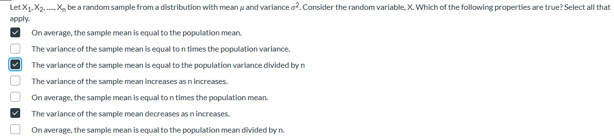  Let X1. X2, Xn be a random sample from a distribution