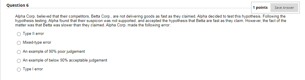 is equal to 0.0002? O The decision depends on the probability of