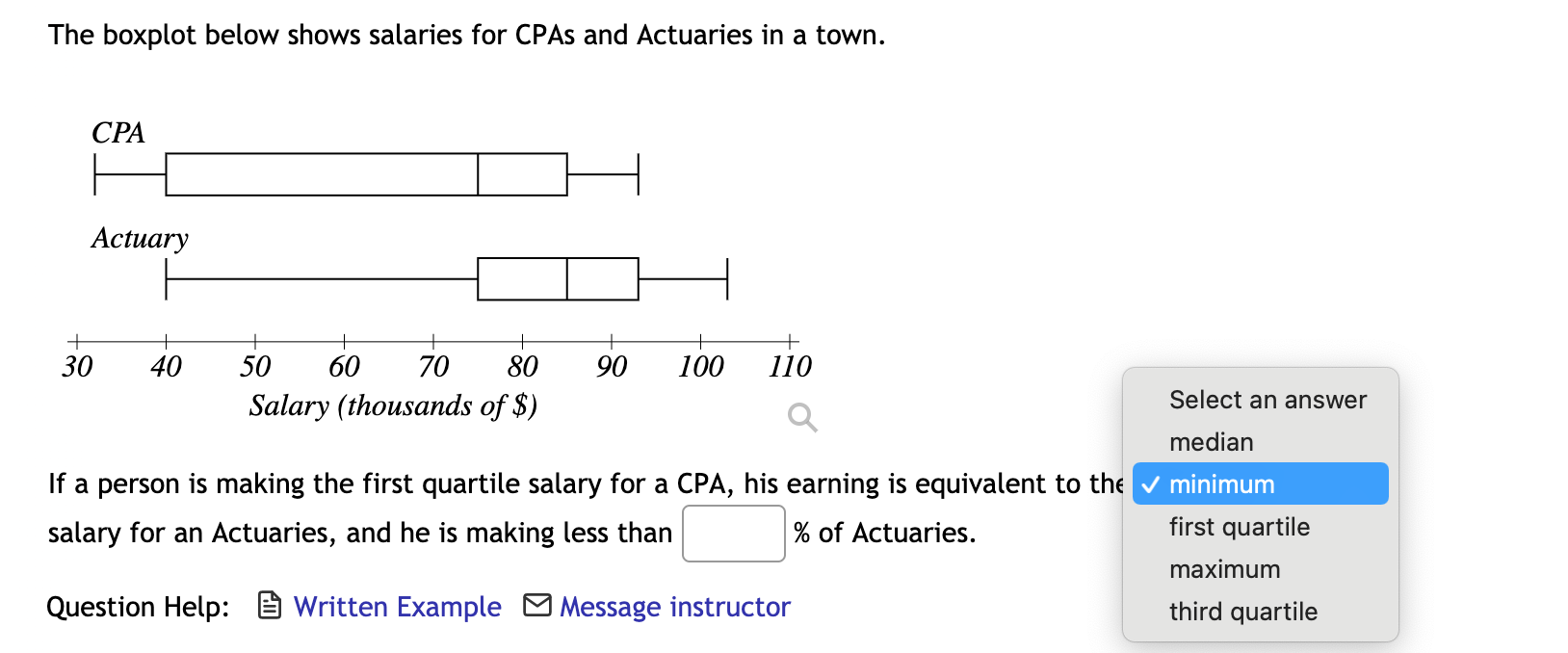 decimal place.) IQR = :] (Please enter an exact answer.) A new