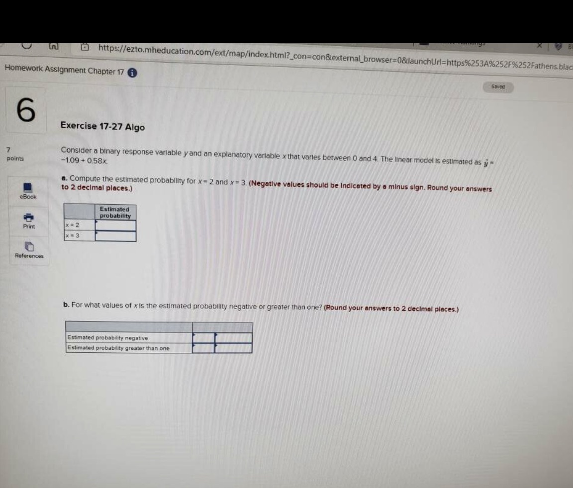  https://ezto.mheducation.com/ext/map/index.html?_con=con&external_browser=0&launchUrl=https%253A%252F%252Fathens.bla Homework Assignment Chapter 17 Saved 6 Exercise 17-27 Algo Consider