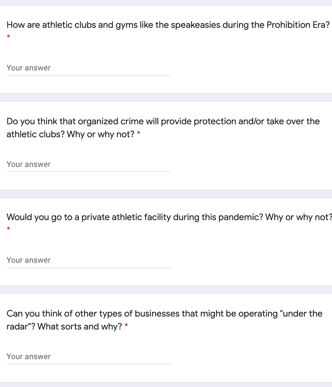 metal detectors, the security guards told her she couldn't bring her backpack