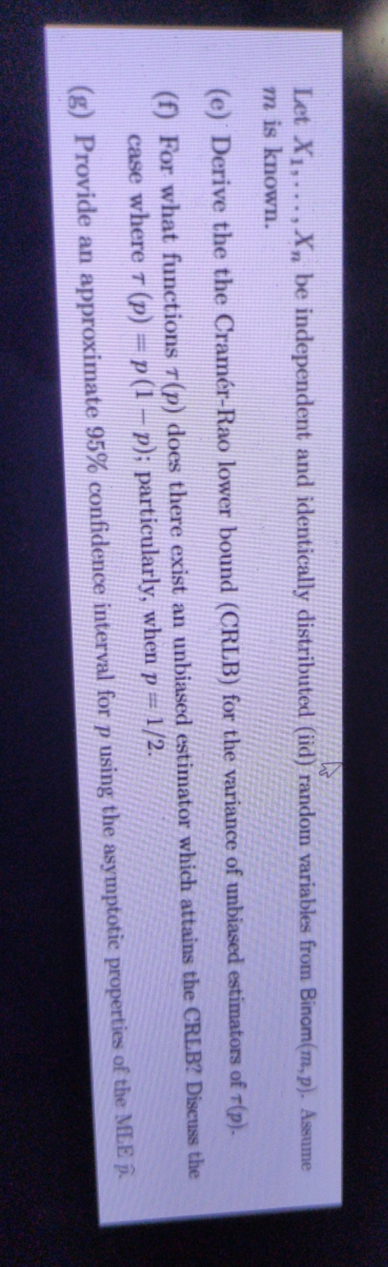 Pls solve this question Let X].. . . . X,, be independent