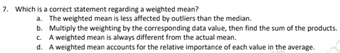 Please answer the following question with an explanation: 7. Which is a