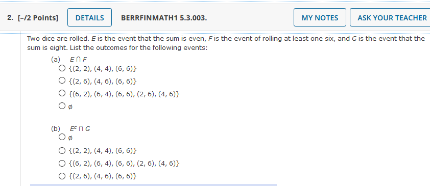 Question 2 2. [-12 Points] DETAILS BERRFINMATH'I 5.3.003. MY NOTES ASK YOUR