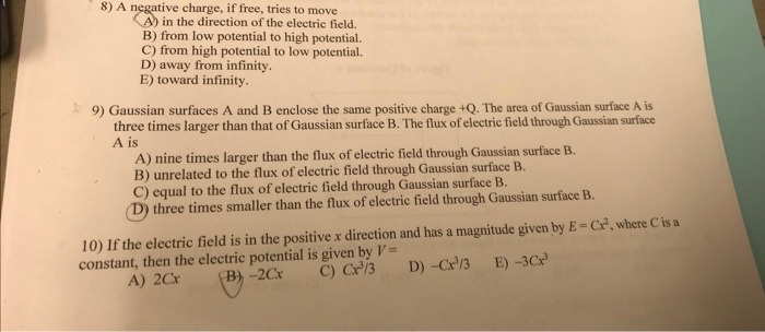 field lines. Then draw a Gaussian surface that encloses both positive charges.
