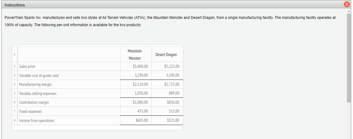 Refer to the Amount Descriptions list provided for the exact wording of