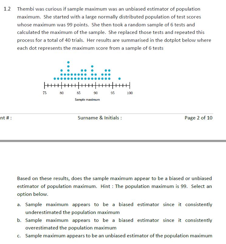 3. QUESTION CONSIDER THE FOLLOWING MULTIPLE-CHOICE QUESTIONS CIRCLE YOUR SELECTION CLEARLY: