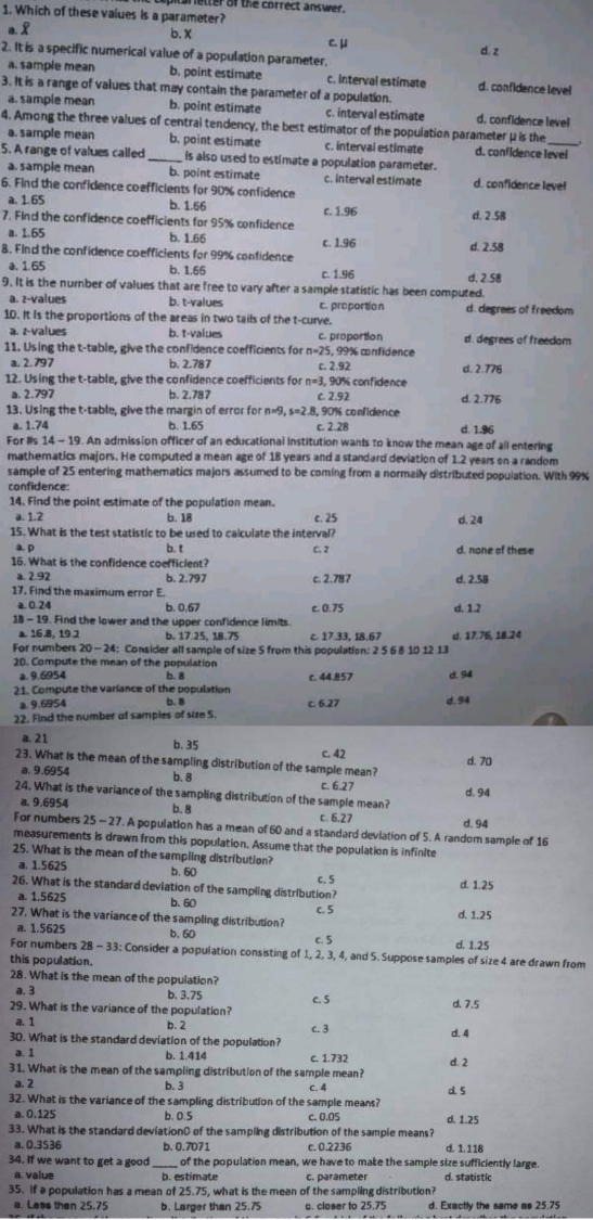 Multiple Choice Can You please help me to find the right answer
