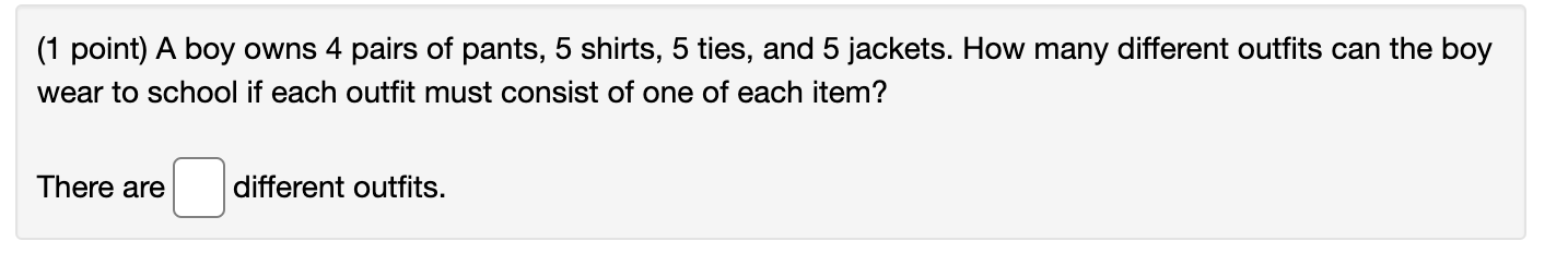 Parts (a)(e) of this problem are independent of each other.] In how