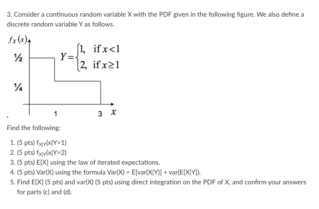 in the following figure. We also define a discrete random variable Y