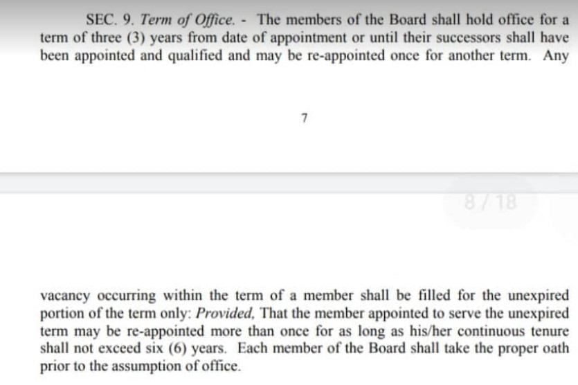 long please, and give scenarios each article sections. Thank you. SEC. 9.