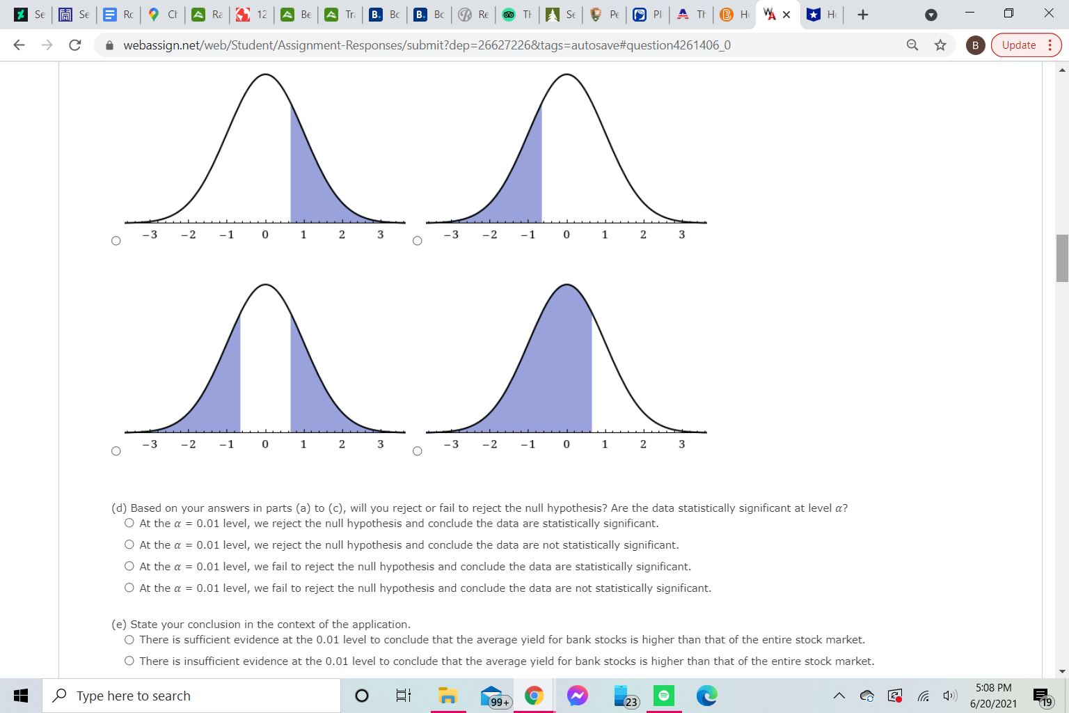 Letxbe a random variable representing dividend yield of bank stocks. We