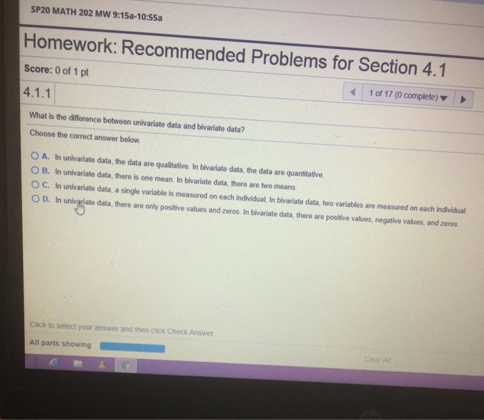these as two random samples). Of the sampled male students, 17 said