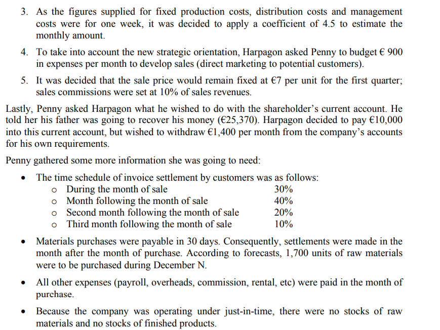 per unit 0.50 Total 0.80 Fixed costs (weekly amounts) Employees 100 Procurement
