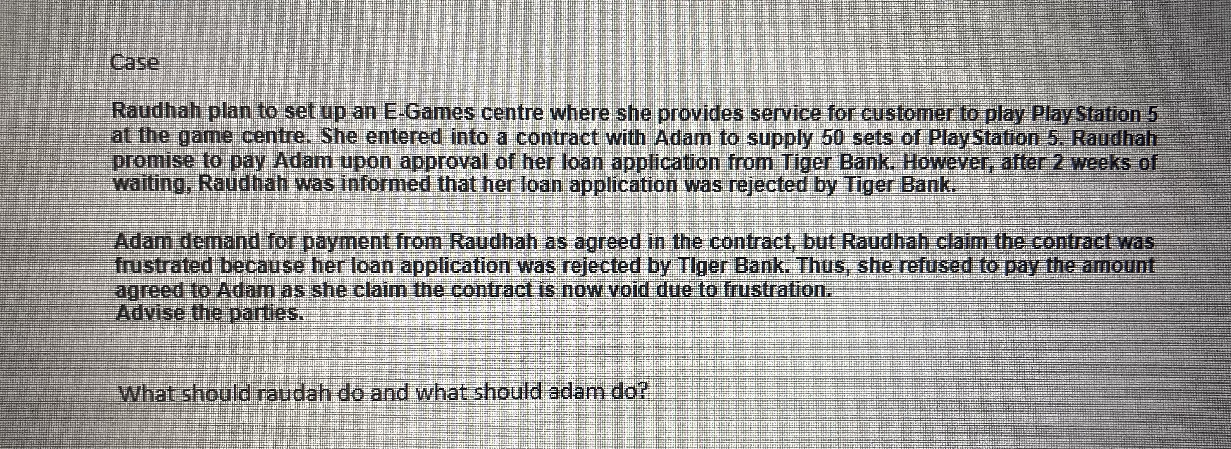 provides service for customer to play Play Station 5 at the game