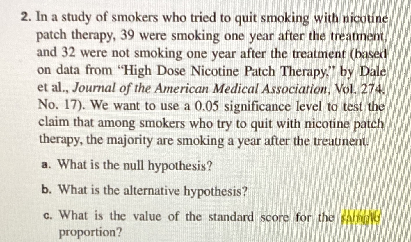 D. What is the p-value ?E. What do you conclude ? F.