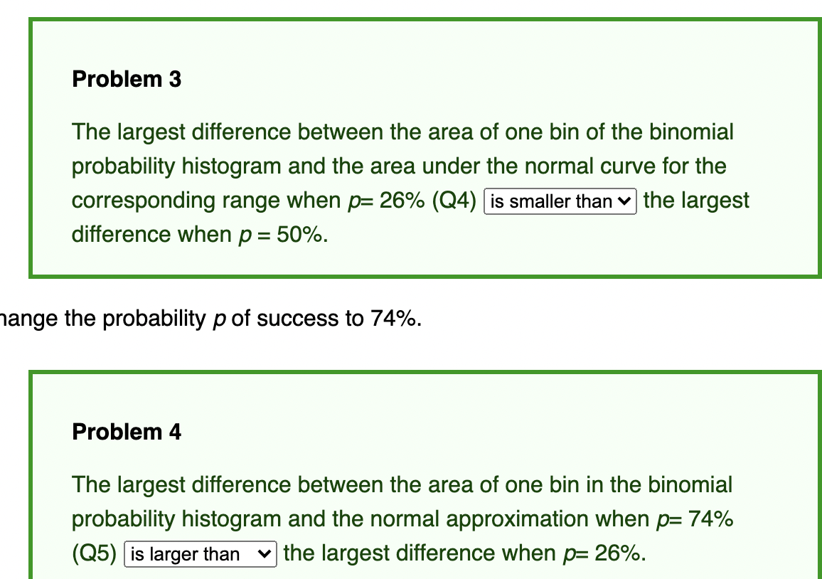 a binomial probability histogram with parameters n = 5 and p =
