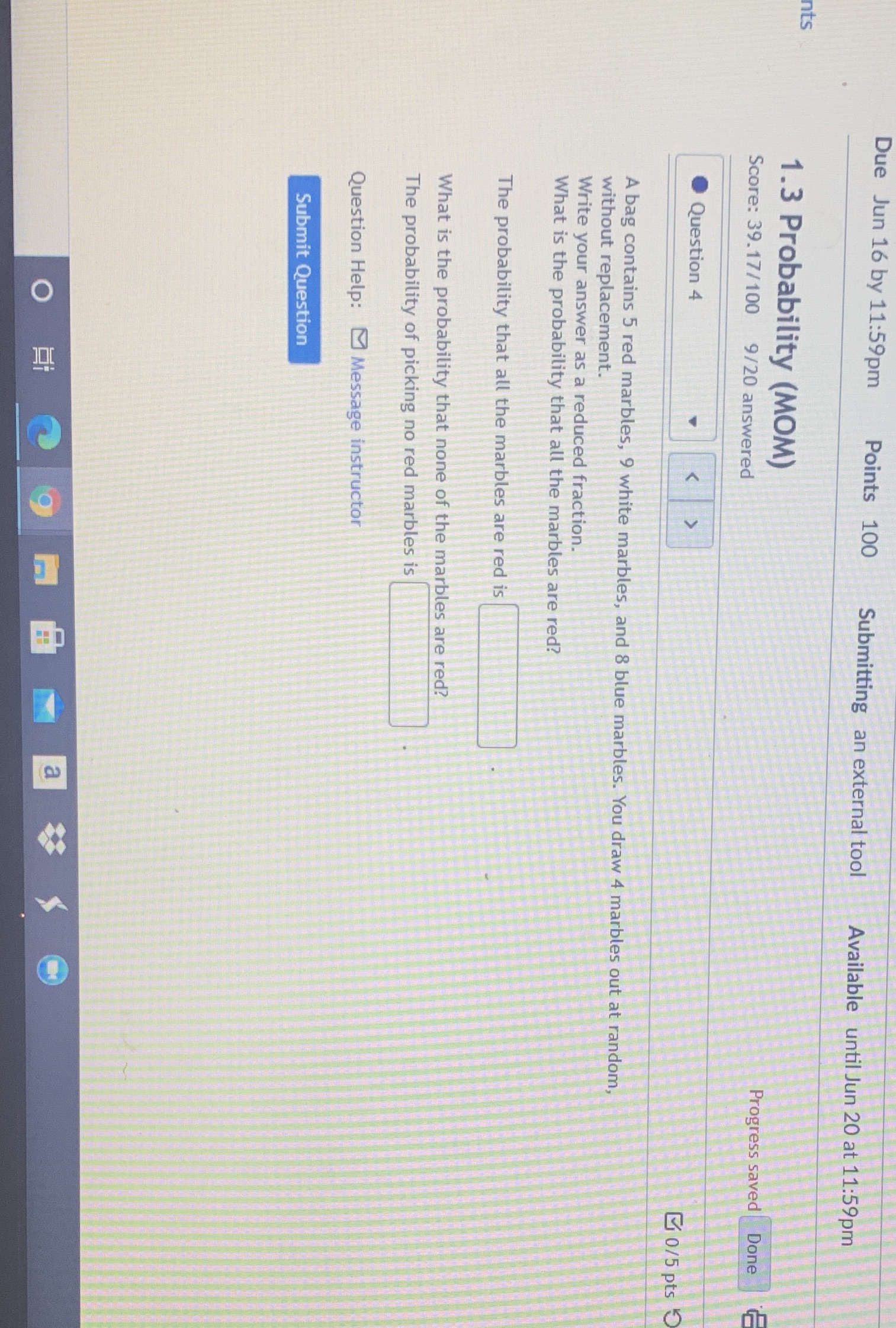 Due Jun 16 by 11:59pm Points 100 Submitting an external tool