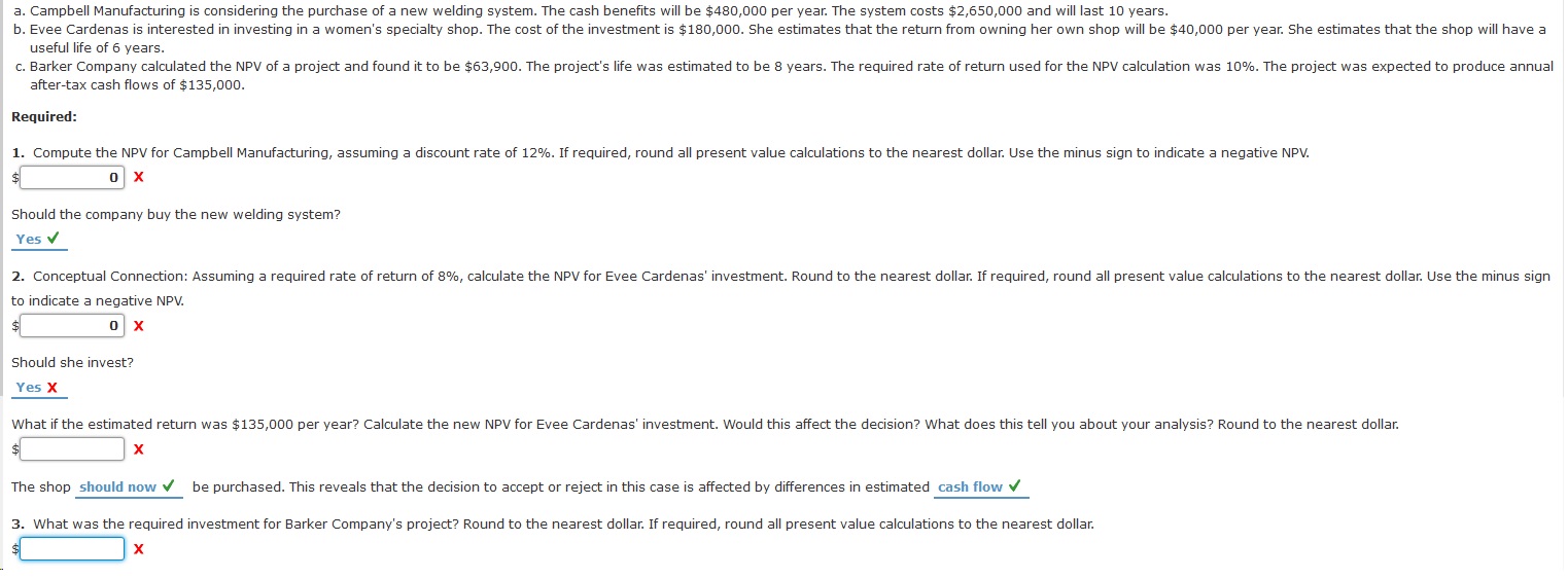 Please help with this question m . Campbell Manufacturing is considering the