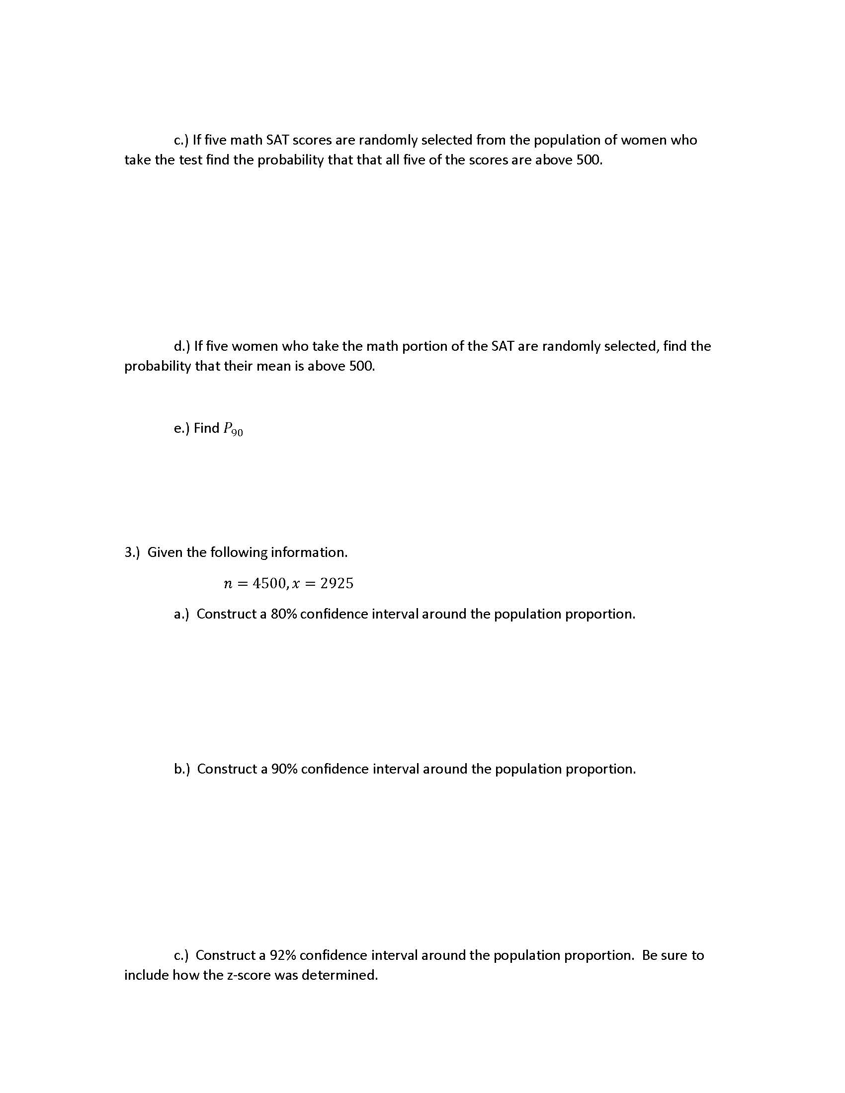 = b.) Find the yintercept b = c.) Write the equation of