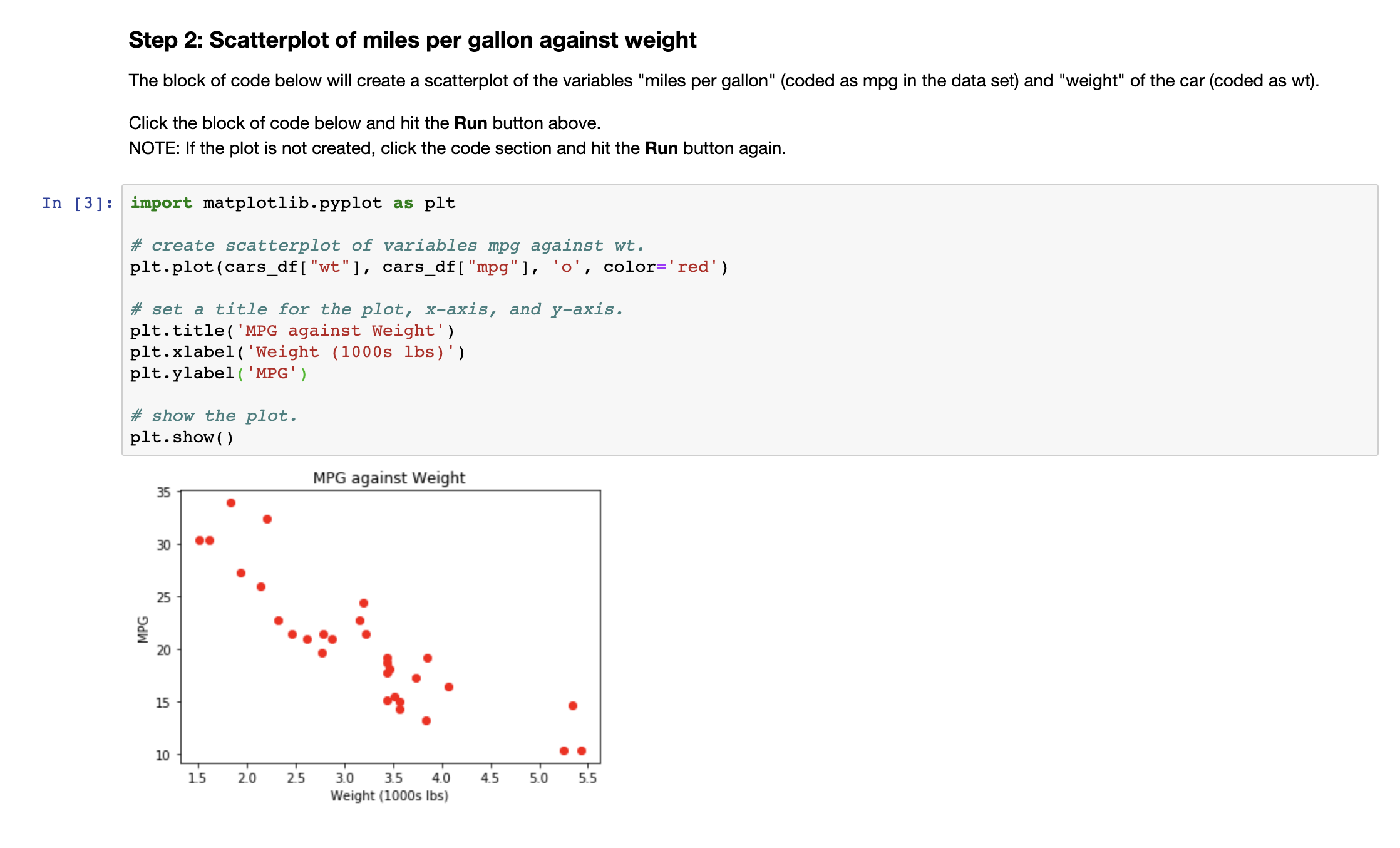 file. To make the data unique to you, a random sample of