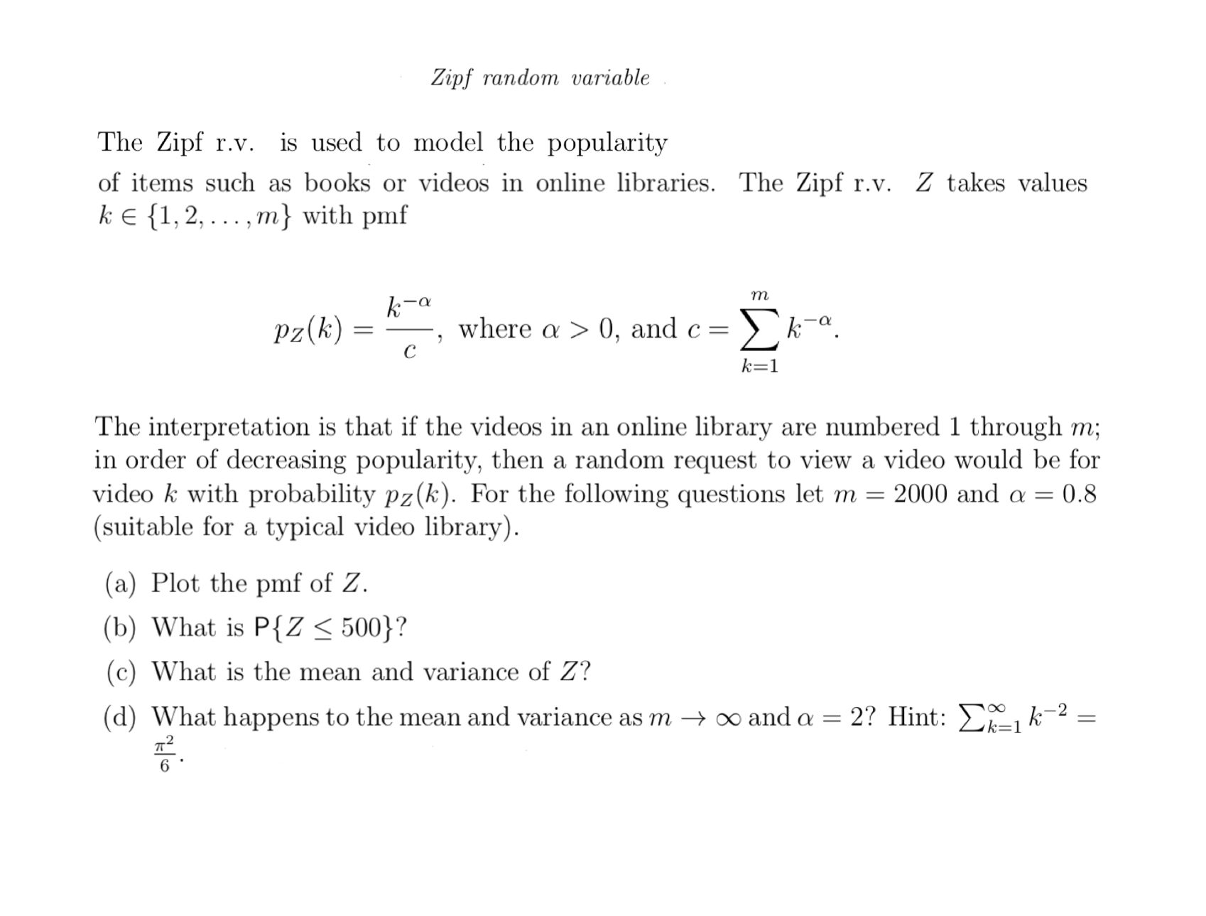 Hi please use the given information to answer each part of the