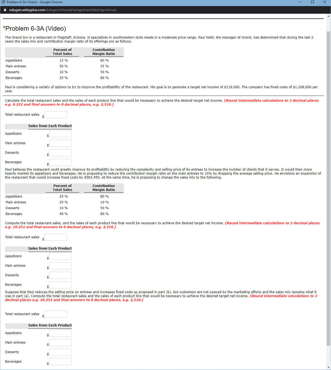 Need help with this problem thanks B edugem- e'yplussion'i *Problem 63A (Video)