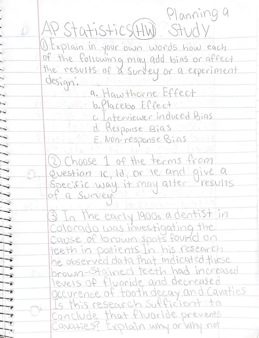 Can someone please help me with my AP statistics homework? Thank