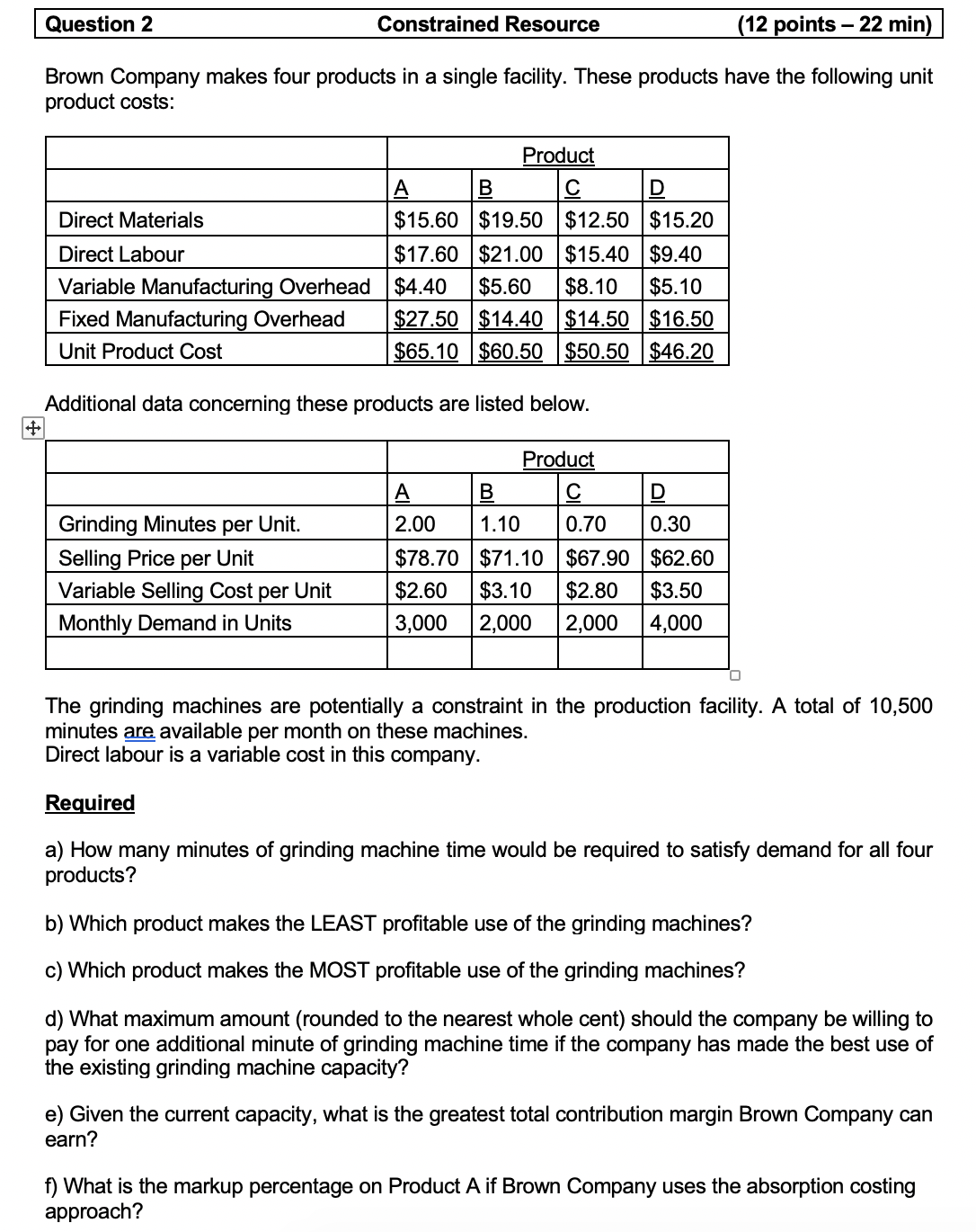 Need help with this problem please! Not sure that I understand. Question
