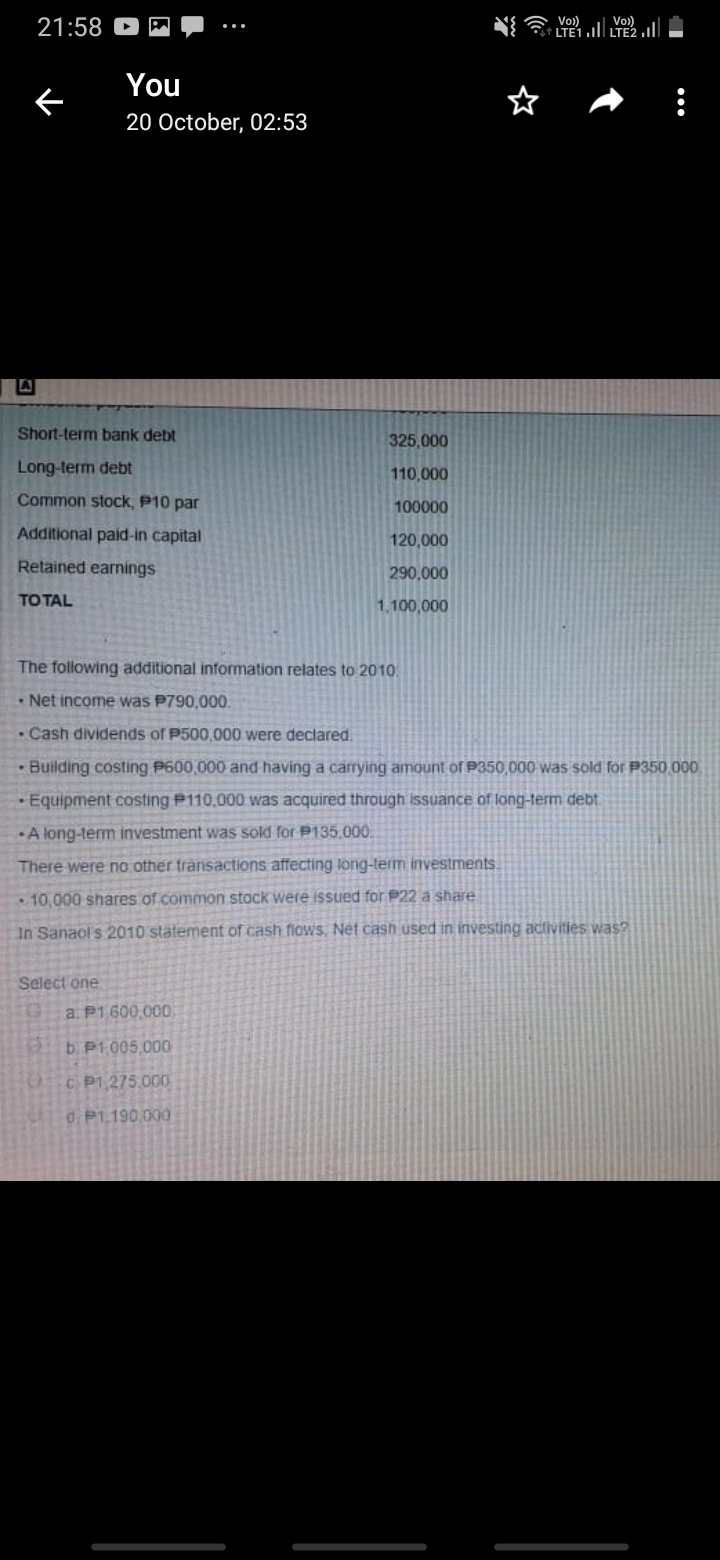 Kindly answer the question 21:58 . . . LTE1 .I LTE2