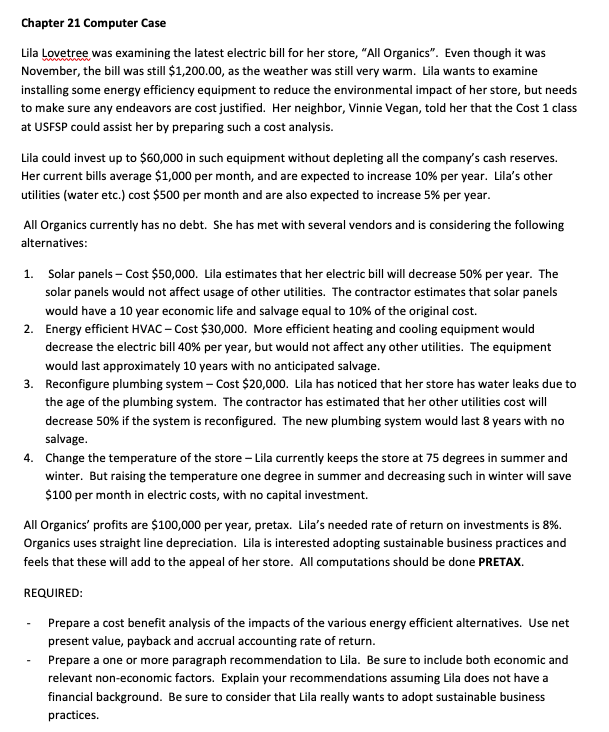 I am having difficulty starting a cost accounting project. I am confident