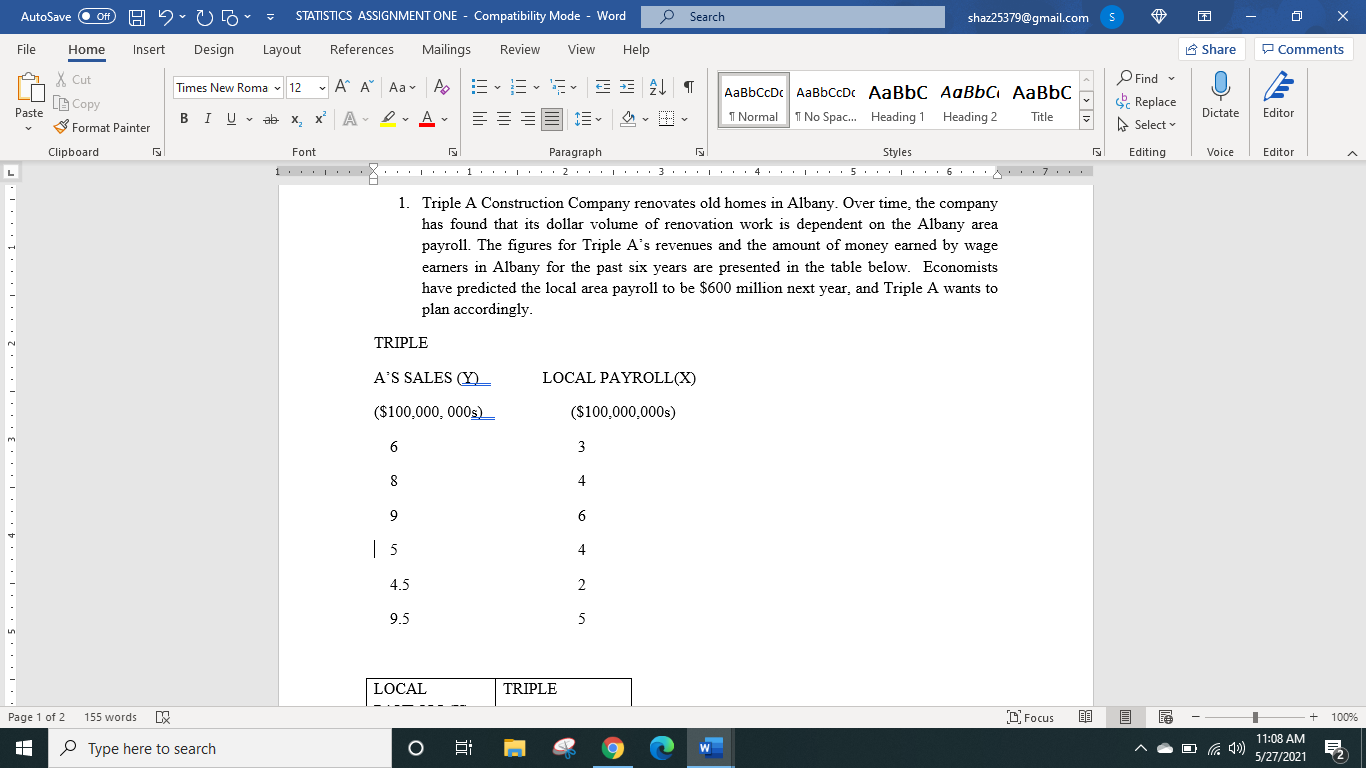 References Mailings Review View Help Share Comments X Cut Find LO Times