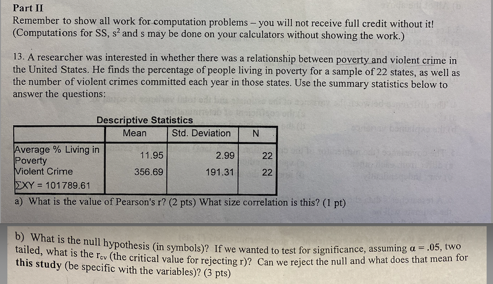 you will not receive full credit without it! (Computations for SS, s2